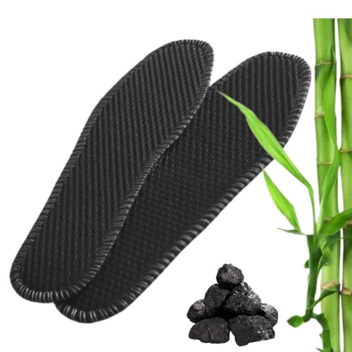 Взуттєві устілки Artengo, бамбукові устілки з вугіллям, розмір 0, білі