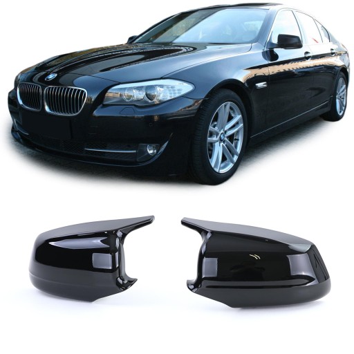 J39555BM - Накладки на зеркала корпуса BMW 5 F10 F11 (10-13)