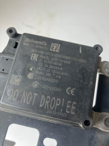 RADAR DISTRONIC ZBLIZENIOWY Support plaque NISSAN MICRA K14 28438-5FA2A