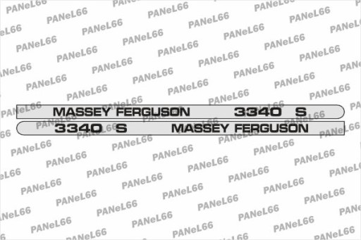MF3340s - НАБІР НАКЛЕЙОК MASSEY FERGUSON 3340 S