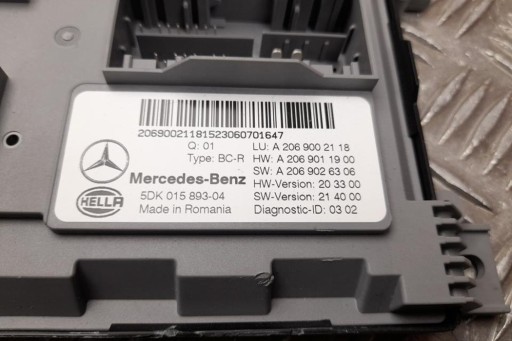 Другие модули mercedes-benz eqe (v295) a2069002118 electric 215kw 2023