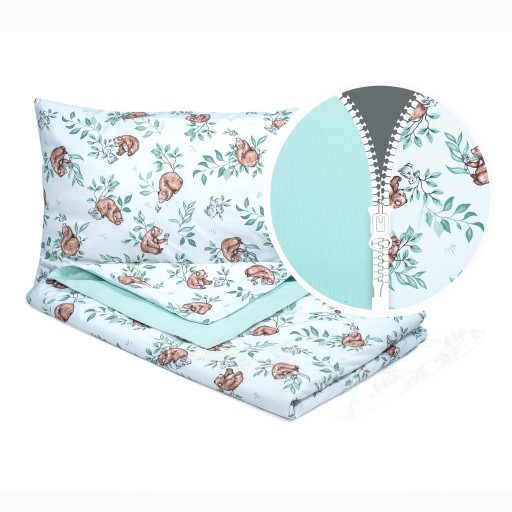 Комплект постільної білизни Dreamland 100х135 см, відтінки коричневого та бежевого