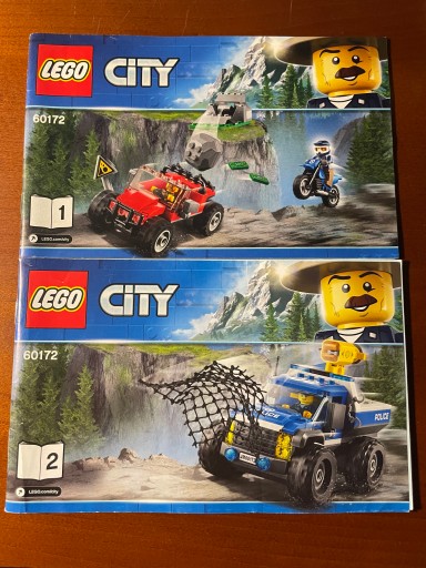 Instrukcja LEGO City 60172 Pościg górską drogą
