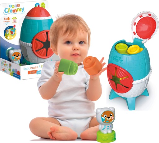 Сенсорна ракетка з блоками Clementoni Soft Clemmy