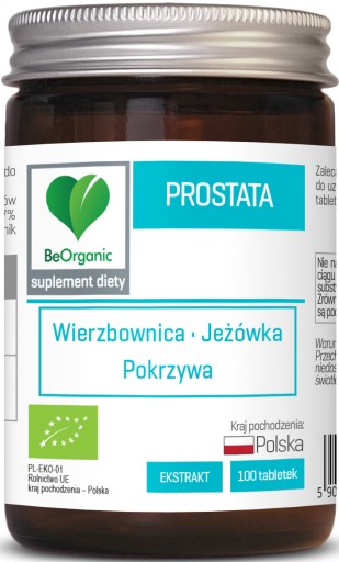 Prostata BIO 300mg 100 tabliet BeOrganic