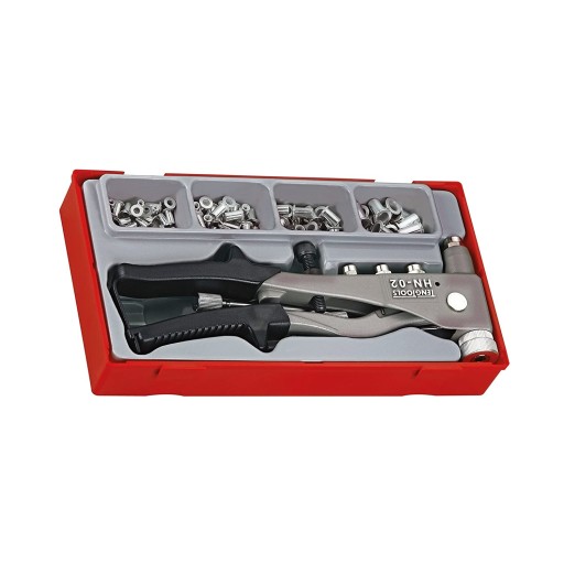 Teng Tools TTNR81 Набор инструментов для заклепки гаек и заклепок из 81 предмета