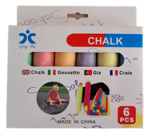 КРЕЙДА ДОРОЖНЯ 6 КОЛЬОРОФІВ