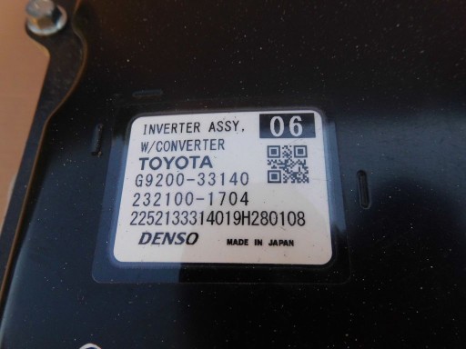 Toyota RAV4 V 2.5 HYBRID Lexus ES inwerter konwerter falownik G920033140