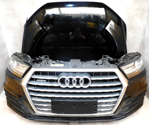 AUDI Q7 4M S LINE ПЕРЕДНИЙ БАМПЕР ЛАМПИ КАПОТ РЕМІНЬ КРИЛА FULL LED