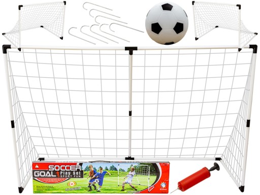 ФУТБОЛЬНИЙ НАБІР 2в1 BIG GOAL / 2x SMALL GOAL + М'ЯЧ