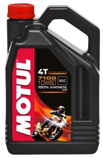 MOTUL 104101 МАСЛО 10W-60 4T 7100 ESTER 4L
