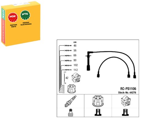44276 - Кабелі запалювання [ngk]
