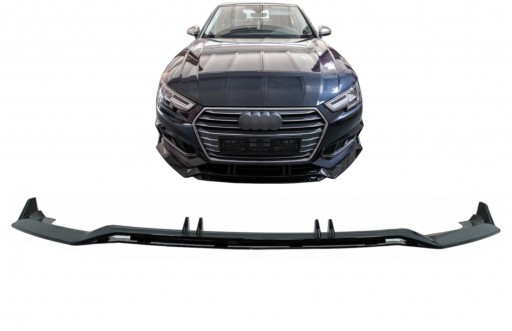 5997741/5997743 - Спойлер для Audi A4 B9 8W S-Line 16-18 чорний