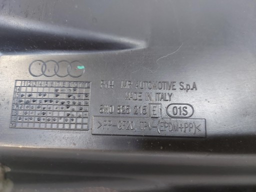 Audi A4 B9 8W LIFT Kombi 8W9 cover chassis left rear part 8W0825215