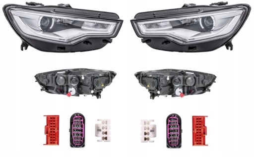 SS13E1091H 13E1101H - ФАРА AUDI A6 C7 11- КСЕНОНОВАЯ HELLA L+R