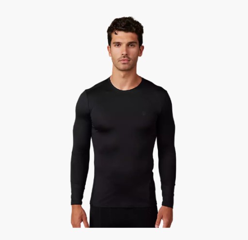 ФУТБОЛКА С ДЛИННЫМ РУКАВОМ FOX TECBASE BLACK S S XL