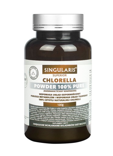 Singularis Superior Chlorella prášok 100% čistá 100 g