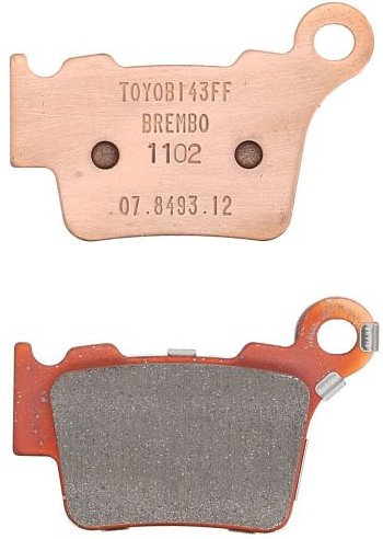 07BB275A - КОЛОДКИ BREMBO ЗАДНІ KTM EXC-F 250 2007-2019