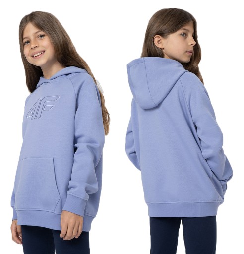 Дитячий світшот 4F розмір 140 з довгим рукавом синій