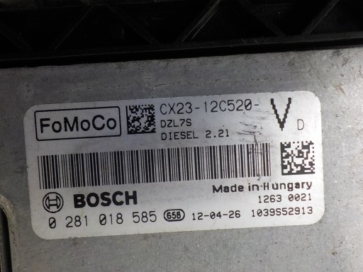 JAGUAR XF Computer Bedienteil CX23-12C520-VD 0281018585