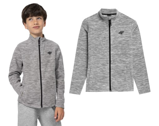 Дитячий світшот 4F 4FJSS23TFLEM062-27M розмір 128 сірий