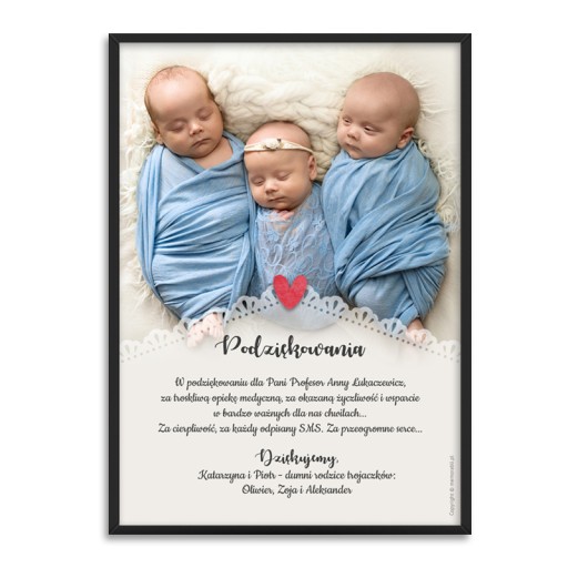 Плакат подяка лікарю, акушерці кадру