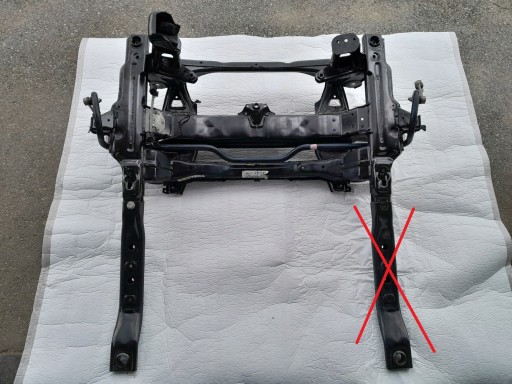 MERCEDES SPRINTER 907 subframe axle beam front front A9070022999