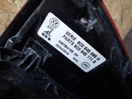 LIGHT REAR PART LEFT VW POLO 6C 14