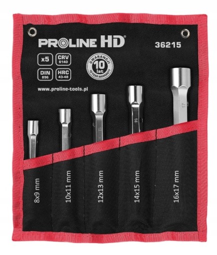 ДВУХСТОРОННИЕ ТРУБЧАТЫЕ КЛЮЧИ 5EL 10 ЛЕТ 8-17 PROLINEHD