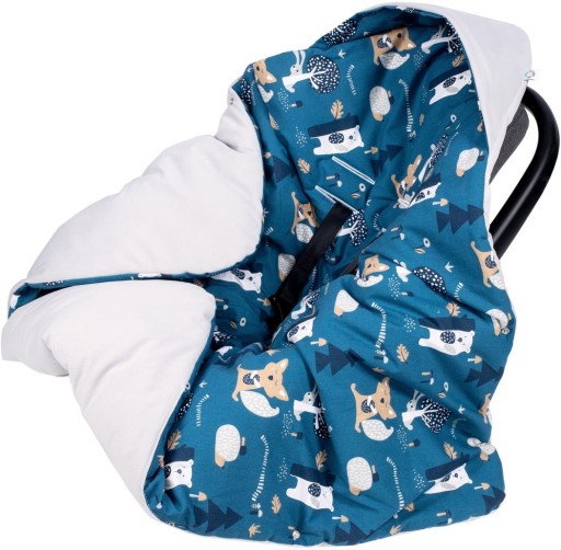 Ковдра з капюшоном Infantilo Velvet 90 х 90 см, різнокольорове