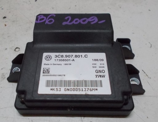 VW PASSAT B6 1.4 TSI 09R module electric brake 3C8907801C