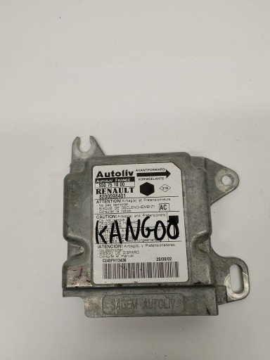 module control unit airbag Renault Kangoo 550751800