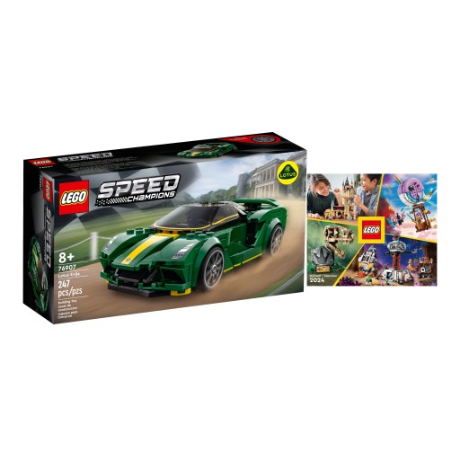 LEGO SPEED CHAMPIONS č. 76907 - Lotus Evija + KATALÓG LEGO 2024