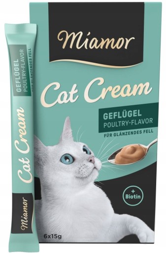 Miamor Cream GEFLUGEL sosik dla kota 90g Drob 13421763477 Allegro.pl