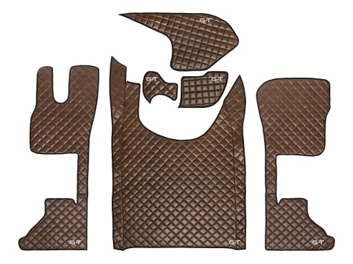 СТЕГАНЫЕ КОВРИКИ DAF XG / XG+ ОТ 2021 ФОТО AMORTYZ.