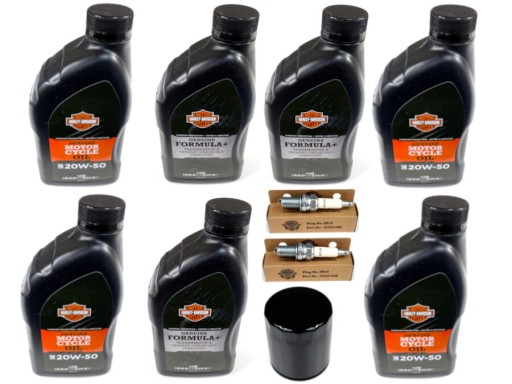 HARLEY OIL SET 4L 20W50 3F+ F ЧОРНІ ПРОБКИ