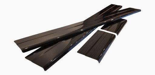 Накладки на пороги Ford Fiesta MK7 2008-2017 5D