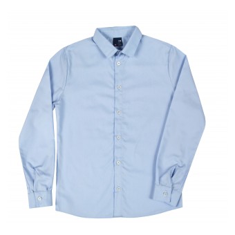 Дитяча сорочка GT, розмір 140, синій довгий рукав