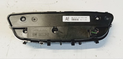 control panel of the air conditioning air conditioning devices AUTO OPEL INSIGNIA A