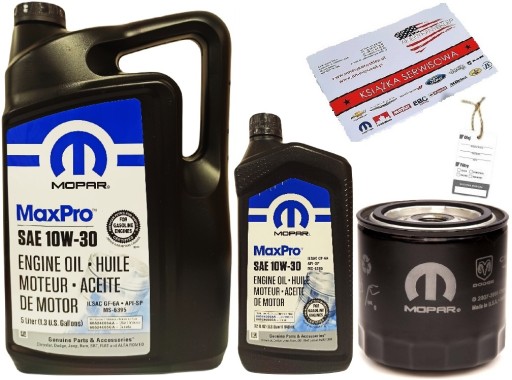 MOPAR 10W30 6L + ФІЛЬТР 0FE00292 (PH16) + ХАЛЯВА
