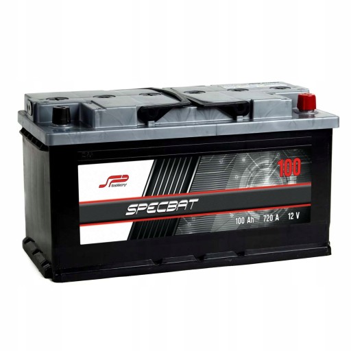 AK-100-ST-SB-P - Аккумулятор SPECBAT 100ah 720a правый плюс