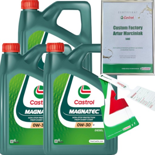 CASTROL MAGNATEC 0W30 D 12L FORD WSSM2C950-A + ПОДВЕСКА