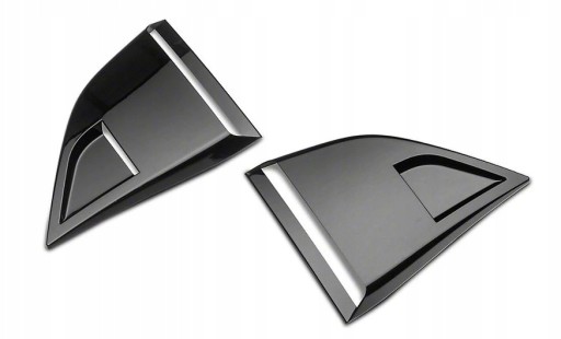 3124 - НАКЛАДКИ НА ЗАДНИЕ СТЕКЛА KPL DODGE CHALLENGER 08-14