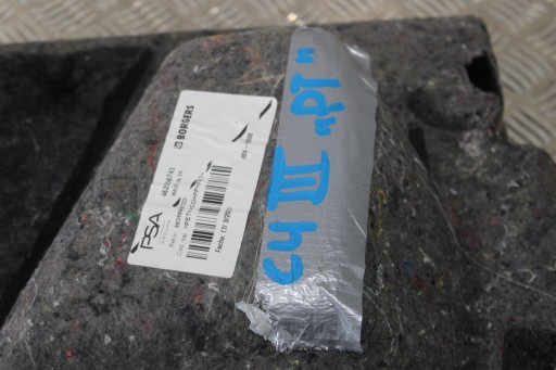 boot upholstery right rear part CITROEN C4 III 3