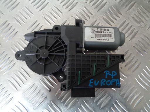 6Y2959801 - Vw polo 9n fl моторчик правого склопідйомника 3d
