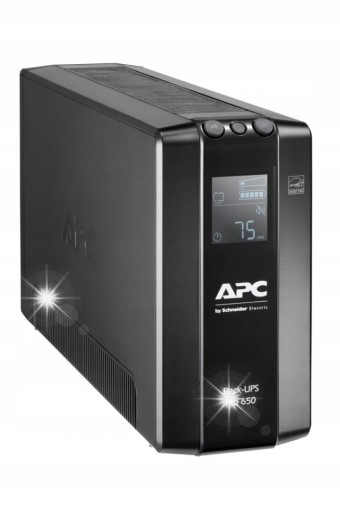Джерело безперебійного живлення apc br650mi ups back pro br 650va 6xc13, avr, lcd