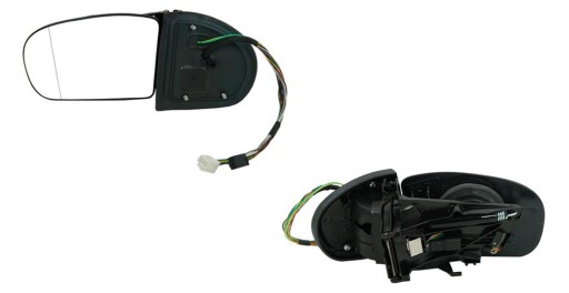 5003518M - ДЗЕРКАЛО ЛІВЕ ELE MERCEDES C CLASS W203 04-07р