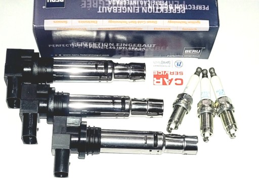3x катушка beru zse030 + свеча ngk 5960 vw polo v 6r 1.2 cgpa