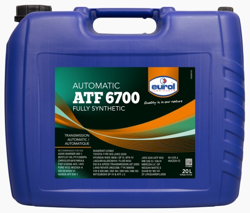 Еврол atf 6700 20л vw g 055 005 vw g 055 162