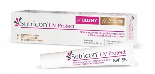 Sutricon UV Protect, silikonowy żel, 15 ml